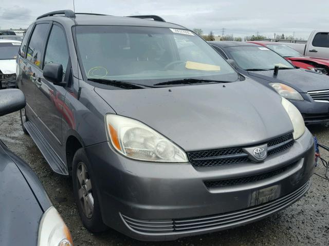 5TDZA23C75S246909 - 2005 TOYOTA SIENNA CE GRAY photo 1