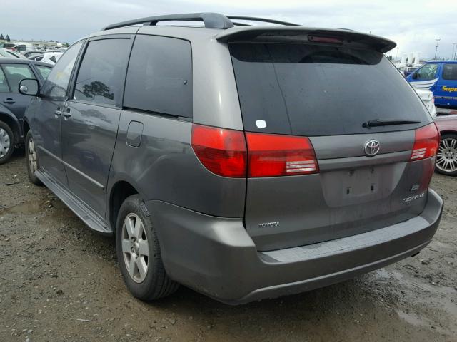 5TDZA23C75S246909 - 2005 TOYOTA SIENNA CE GRAY photo 3