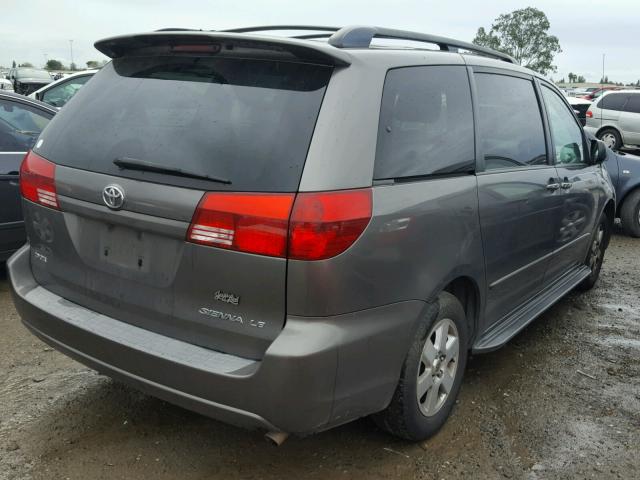 5TDZA23C75S246909 - 2005 TOYOTA SIENNA CE GRAY photo 4