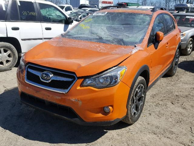 JF2GPAVC3D2860781 - 2013 SUBARU XV CROSSTR ORANGE photo 2