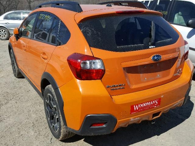 JF2GPAVC3D2860781 - 2013 SUBARU XV CROSSTR ORANGE photo 3