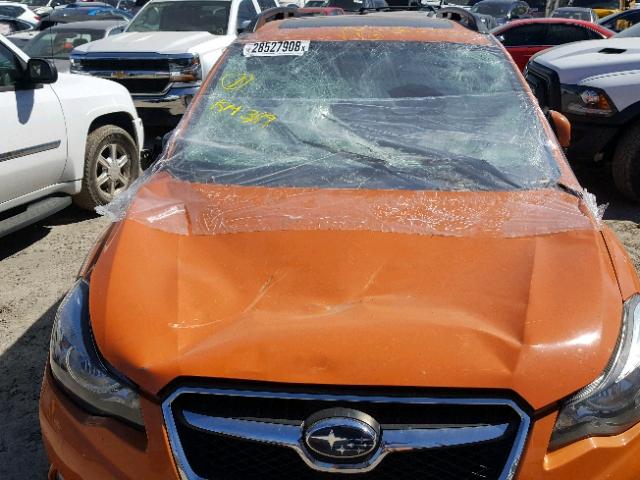 JF2GPAVC3D2860781 - 2013 SUBARU XV CROSSTR ORANGE photo 9