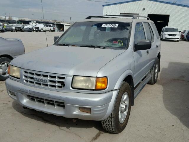 4S2CM58W6W4333879 - 1998 ISUZU RODEO S SILVER photo 2