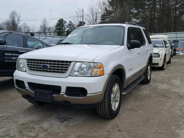 1FMZU74K54UA73990 - 2004 FORD EXPLORER E WHITE photo 2