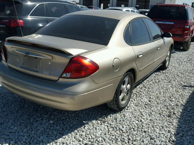 1FAFP55S9YA258963 - 2000 FORD TAURUS SES GOLD photo 4