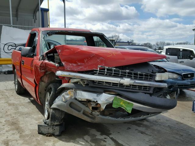 1GCEC14W32Z211192 - 2002 CHEVROLET SILVERADO RED photo 1