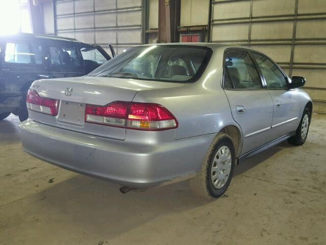 1HGCF86601A038900 - 2001 HONDA ACCORD VAL SILVER photo 4