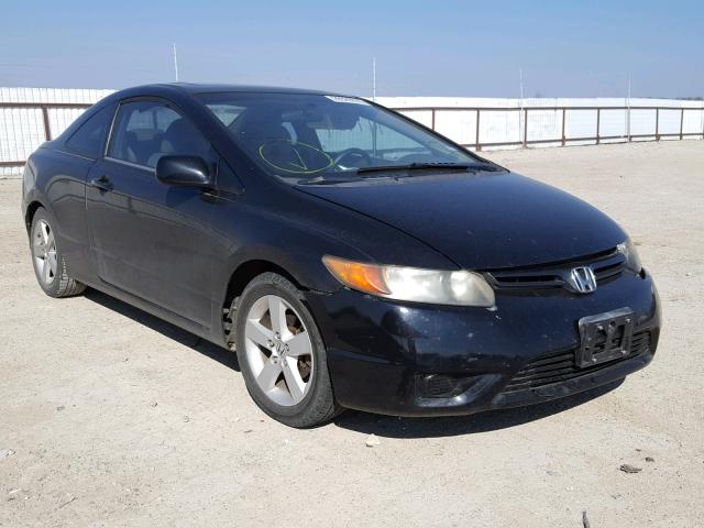 2HGFG12866H522104 - 2006 HONDA CIVIC EX BLACK photo 1