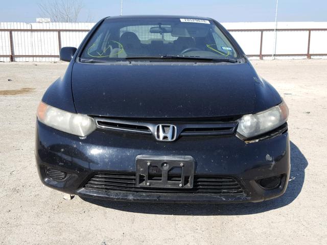 2HGFG12866H522104 - 2006 HONDA CIVIC EX BLACK photo 9