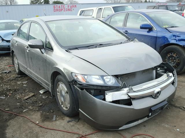 JHMFA36208S031104 - 2008 HONDA CIVIC HYBR GRAY photo 1