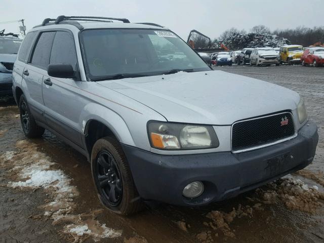 JF1SG63674H735658 - 2004 SUBARU FORESTER 2 SILVER photo 1