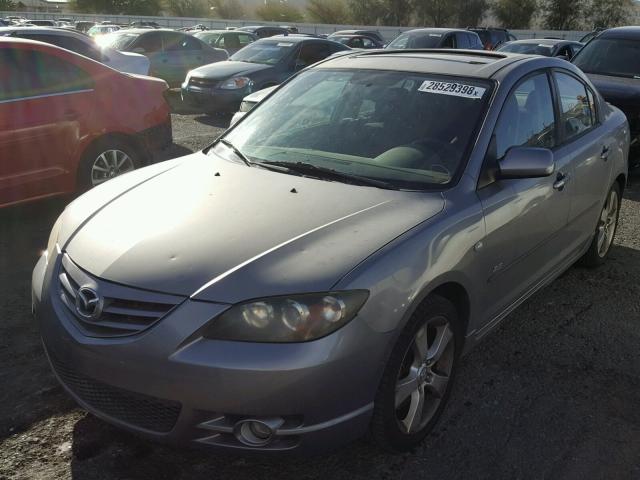 JM1BK323761449545 - 2006 MAZDA 3 S GRAY photo 2