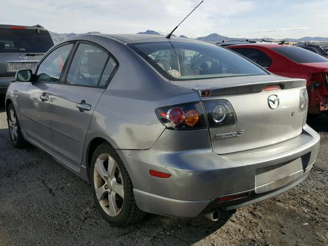 JM1BK323761449545 - 2006 MAZDA 3 S GRAY photo 3