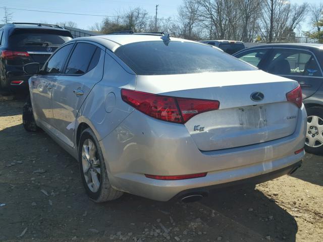 5XXGN4A74DG118477 - 2013 KIA OPTIMA EX SILVER photo 3