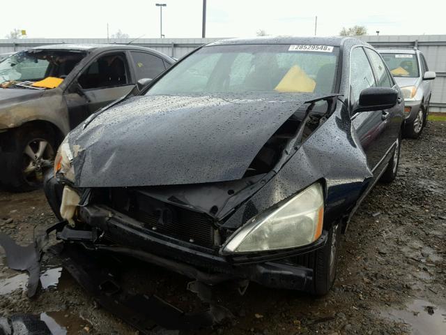 1HGCM56475A168911 - 2005 HONDA ACCORD LX BLACK photo 2