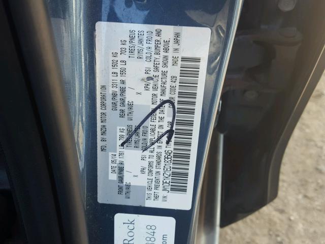 JM1DE1KZ1E0183646 - 2014 MAZDA MAZDA2 SPO 蓝色 照片 10