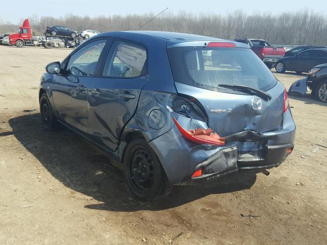 JM1DE1KZ1E0183646 - 2014 MAZDA MAZDA2 SPO 蓝色 照片 3
