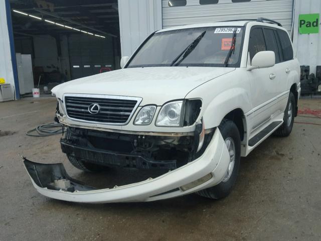 JT6HT00WXX0062795 - 1999 LEXUS LX 470 WHITE photo 2