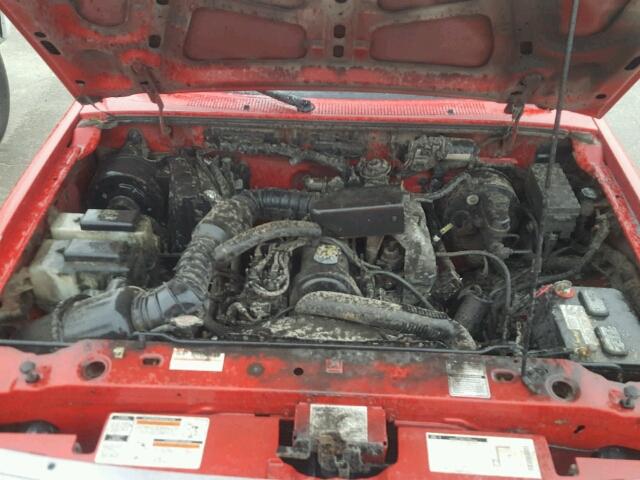 1FTCR10A8TUA26537 - 1996 FORD RANGER RED photo 7