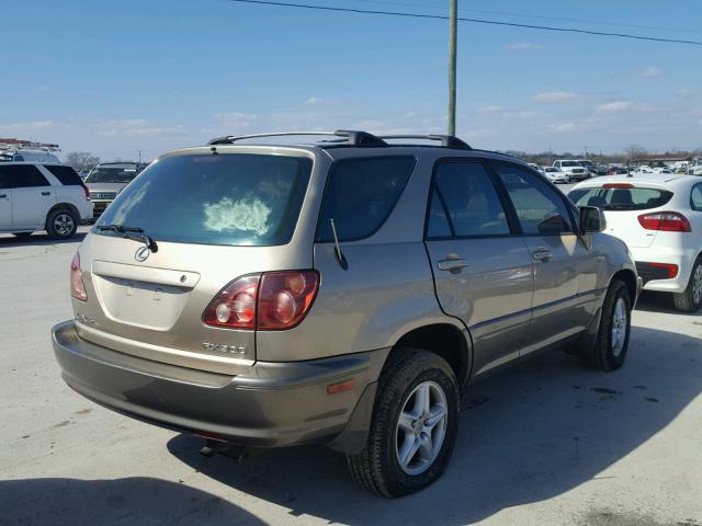 JT6HF10UXY0097253 - 2000 LEXUS RX 300 GOLD photo 4