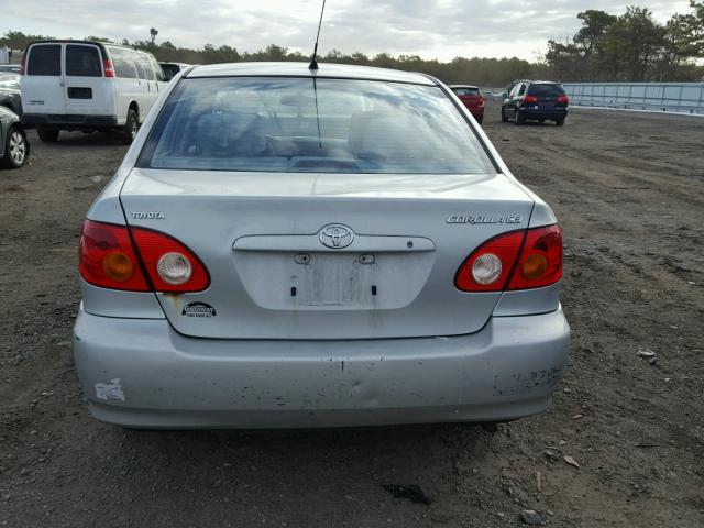 2T1BR32E03C063554 - 2003 TOYOTA COROLLA CE SILVER photo 9