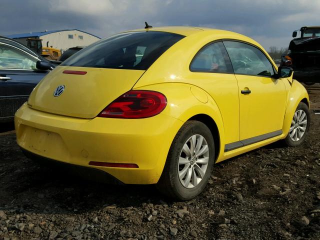 3VWF17AT7FM616158 - 2015 VOLKSWAGEN BEETLE 1.8 YELLOW photo 4