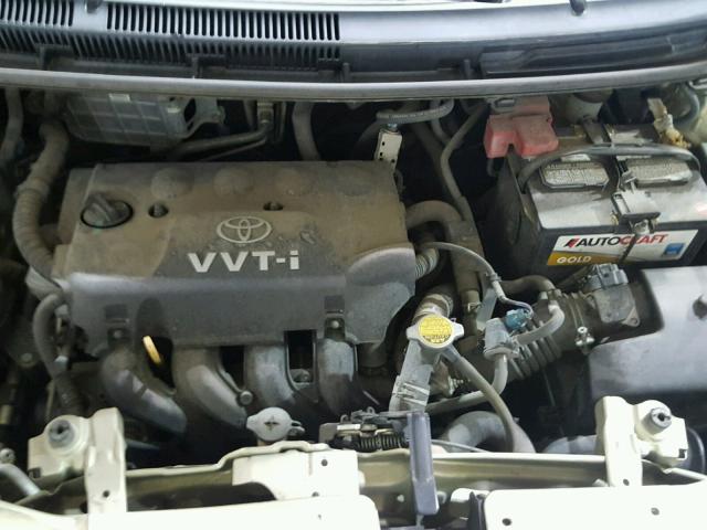 JTDBT923771035733 - 2007 TOYOTA YARIS GOLD photo 7