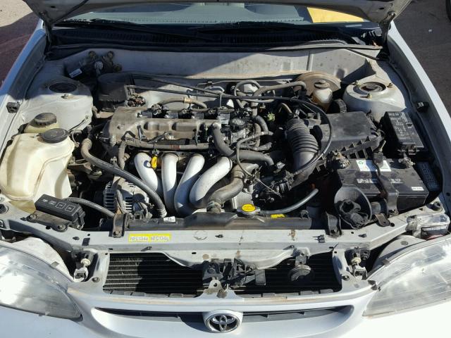 1NXBR12E1YZ365834 - 2000 TOYOTA COROLLA VE GRAY photo 7