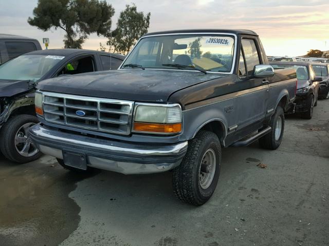 1FMEU15H2NLA80630 - 1992 FORD BRONCO U10 GRAY photo 2