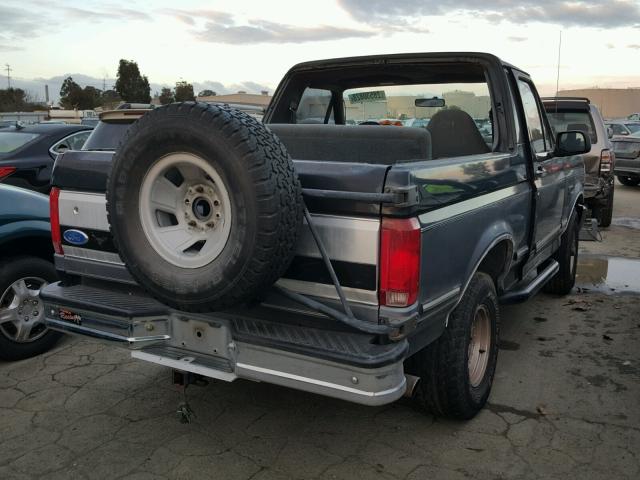 1FMEU15H2NLA80630 - 1992 FORD BRONCO U10 GRAY photo 4