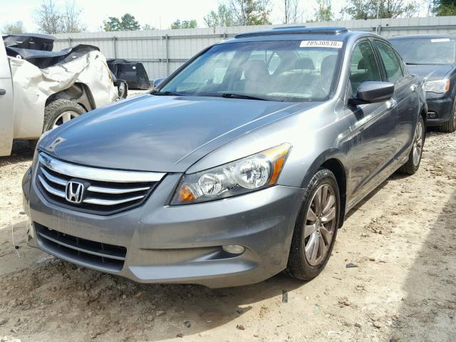 1HGCP3F87CA006630 - 2012 HONDA ACCORD EXL GRAY photo 2