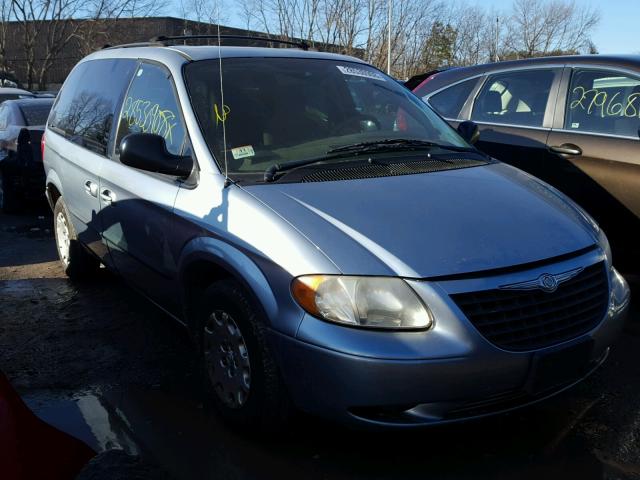 1C4GJ45383B267479 - 2003 CHRYSLER VOYAGER LX BLUE photo 1