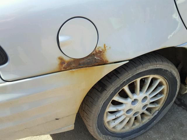 1G2NG52E7YC545750 - 2000 PONTIAC GRAND AM S ვერცხლისფერი ფოტო 9