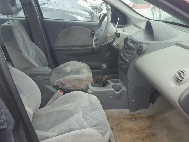 1G8AK52F63Z178924 - 2003 SATURN ION LEVEL MAROON photo 5