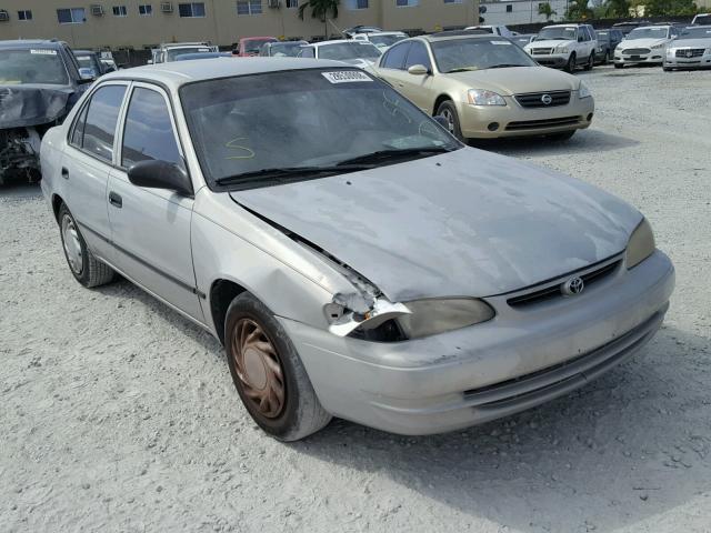 1NXBR12E9YZ408574 - 2000 TOYOTA COROLLA VE SILVER photo 1