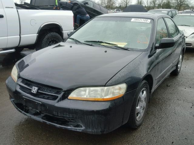 JHMCG6685YC004014 - 2000 HONDA ACCORD EX BLACK photo 2