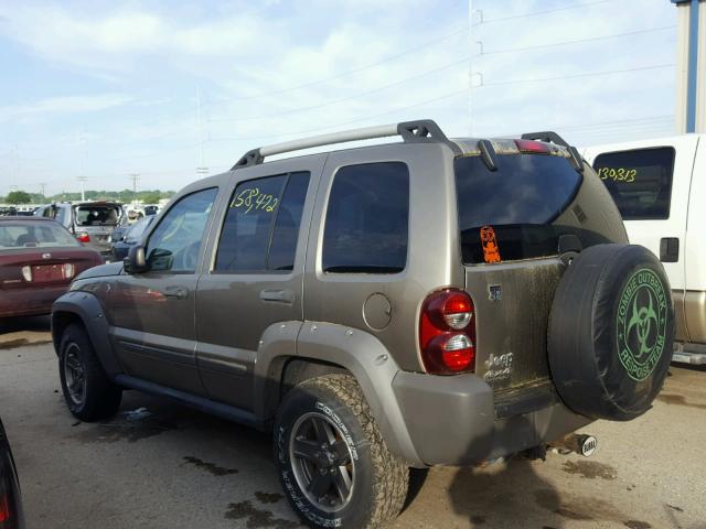 1J4GL38K65W536771 - 2005 JEEP LIBERTY RE BROWN photo 3