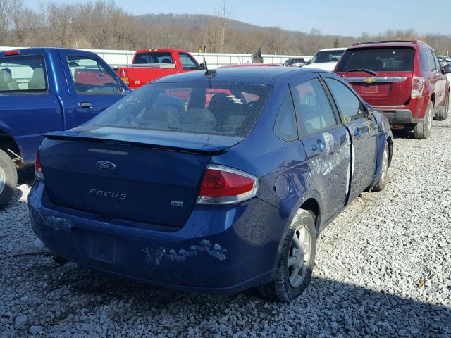 1FAHP36N49W136005 - 2009 FORD FOCUS SES BLUE photo 4