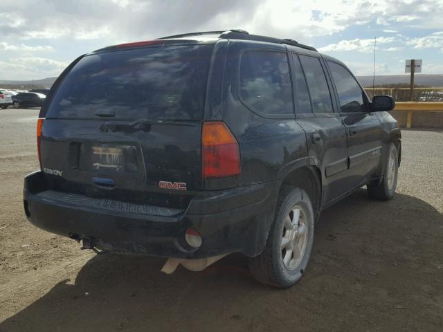 1GKDT13S642249350 - 2004 GMC ENVOY BLACK photo 4