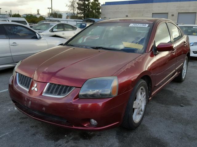 4A3AB76S84E096613 - 2004 MITSUBISHI GALANT GTS BURGUNDY photo 2