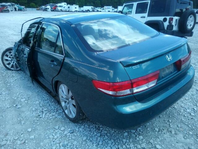 1HGCM56393A037550 - 2003 HONDA ACCORD LX GREEN photo 3