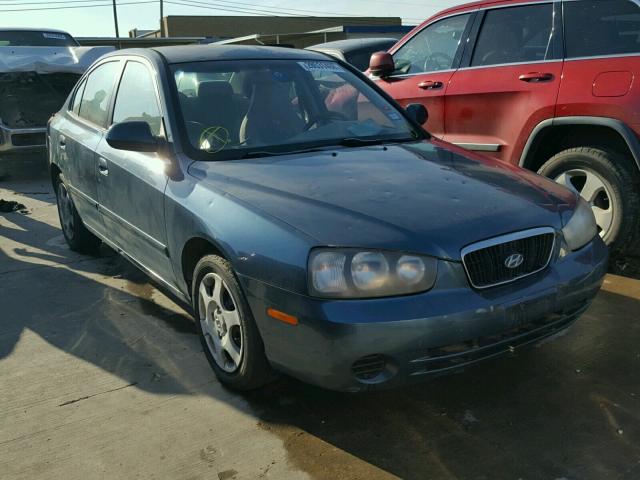 KMHDN45D53U644995 - 2003 HYUNDAI ELANTRA GL BLUE photo 1