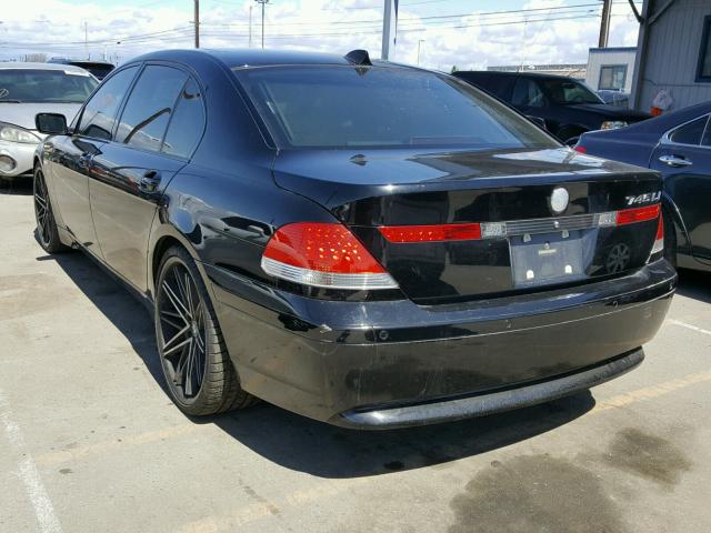 WBAGN63574DS54388 - 2004 BMW 745 LI BLACK photo 3