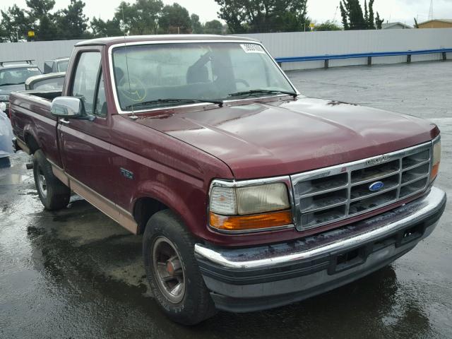 1FTEF15Y2TLA75357 - 1996 FORD F150 RED photo 1