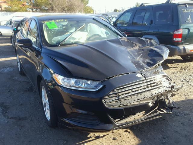 3FA6P0H73GR218800 - 2016 FORD FUSION SE BLACK photo 1