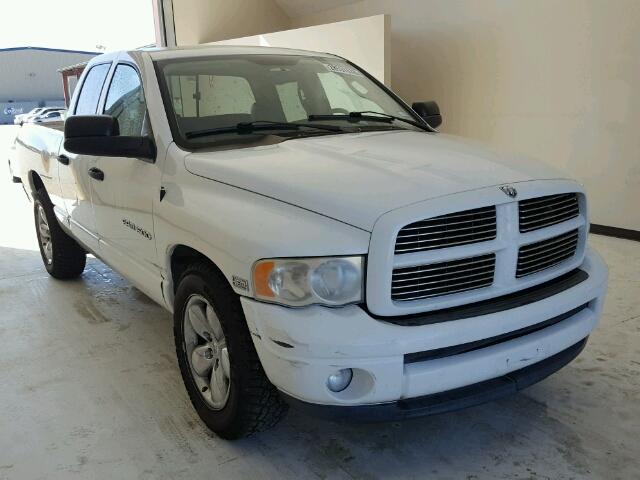 1D7HA18D73J570921 - 2003 DODGE RAM 1500 S WHITE photo 1