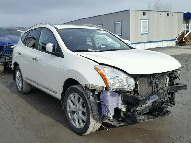 JN8AS5MV1CW374303 - 2012 NISSAN ROGUE S WHITE photo 1