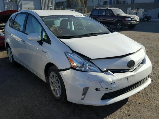 JTDZN3EU1C3135948 - 2012 TOYOTA PRIUS V WHITE photo 1