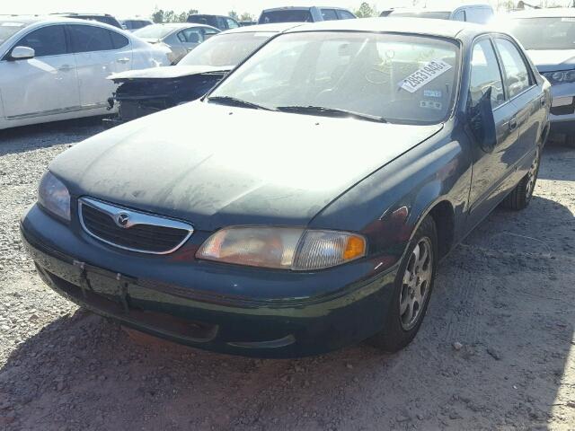 1YVGF22D4W5774086 - 1998 MAZDA 626 ES GREEN photo 2