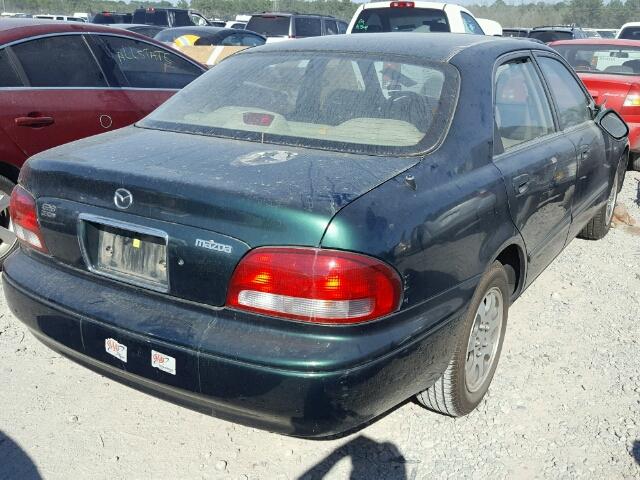 1YVGF22D4W5774086 - 1998 MAZDA 626 ES GREEN photo 4